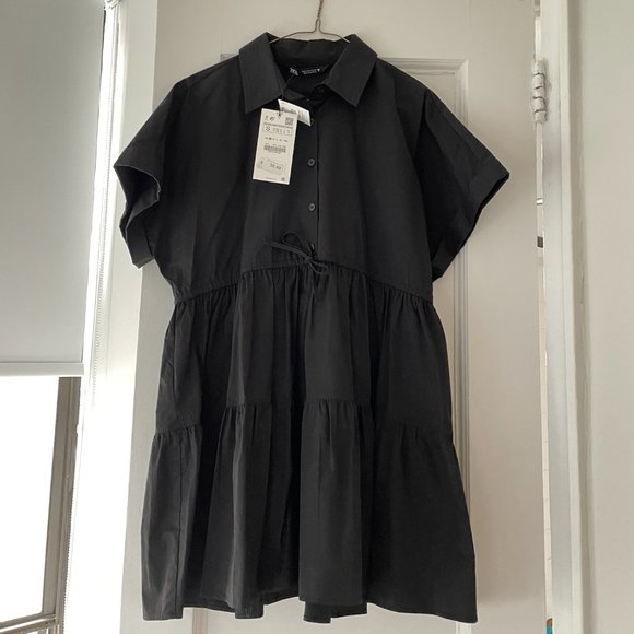 Zara Dresses & Skirts - Zara | Black Day Dress | NEW with TAGS! | Size: Small